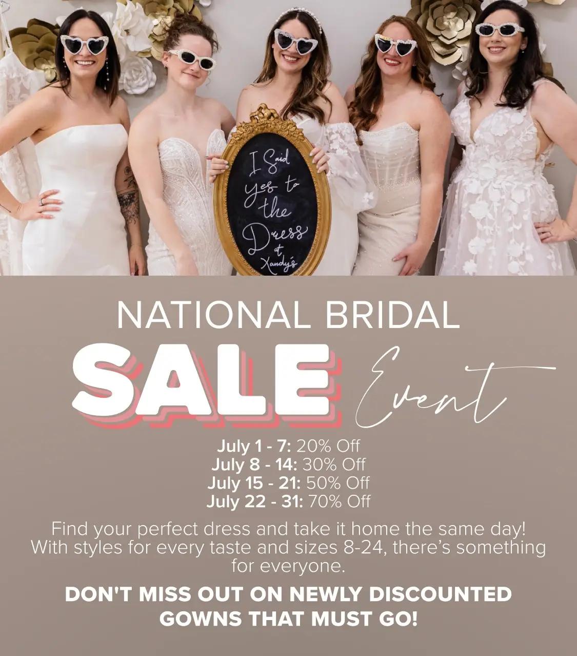 National Bridal Sale Mobile Banner
