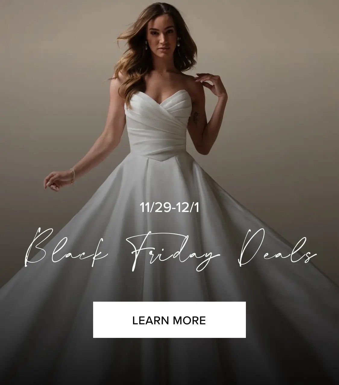 Black Friday Deals at Xandy's Bridal Mobile